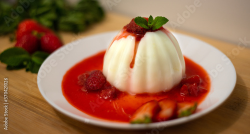 Crème vanille fraise