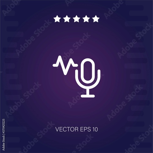 speech vector icon modern illustration