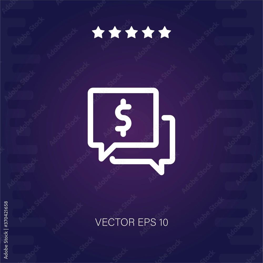 chat vector icon modern illustration chat vector icon modern illustration