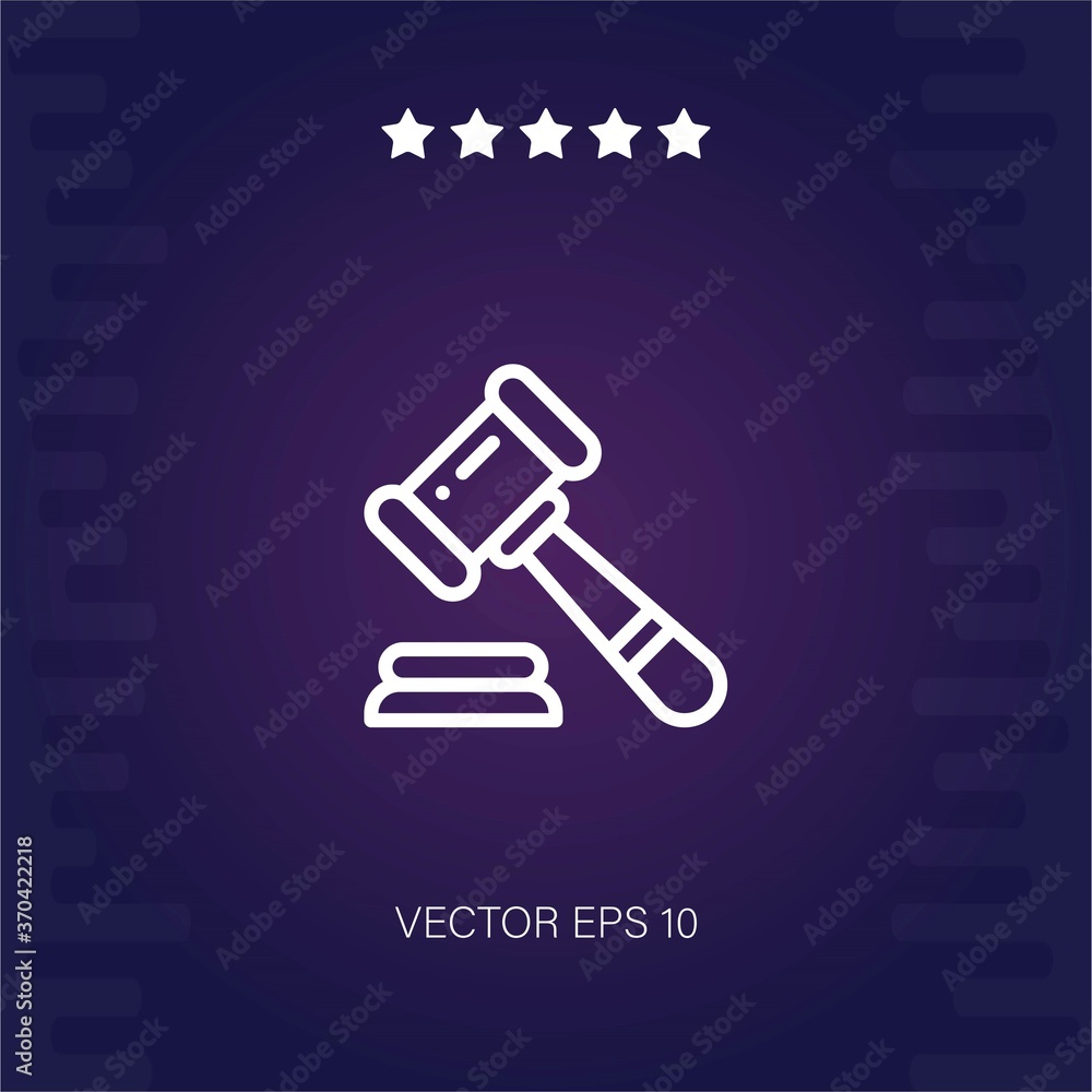 auction vector icon modern illustration auction vector icon modern illustration