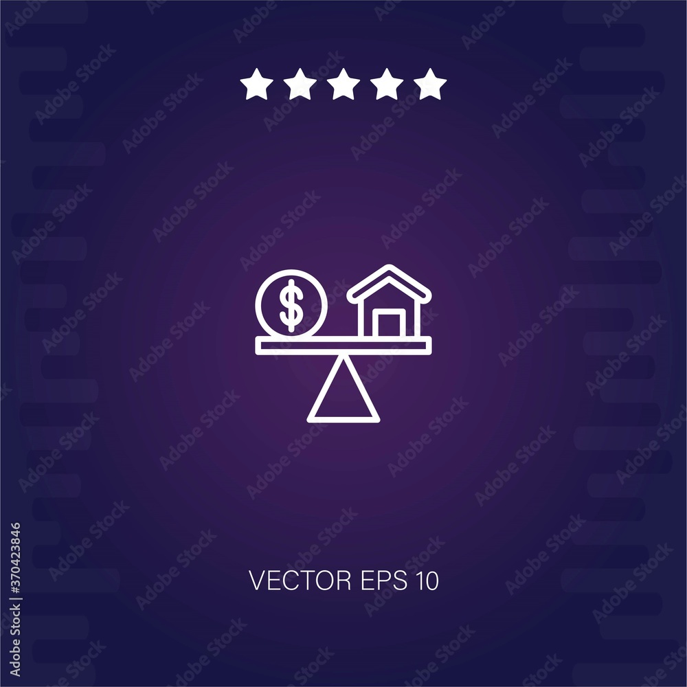 real estate vector icon modern illustration real estate vector icon modern illustration