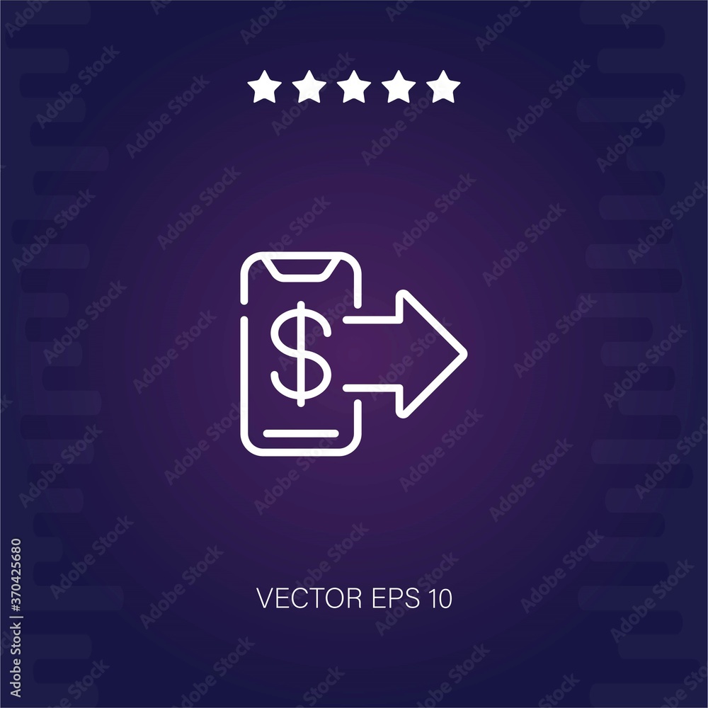 transfer vector icon modern illustration transfer vector icon modern illustration