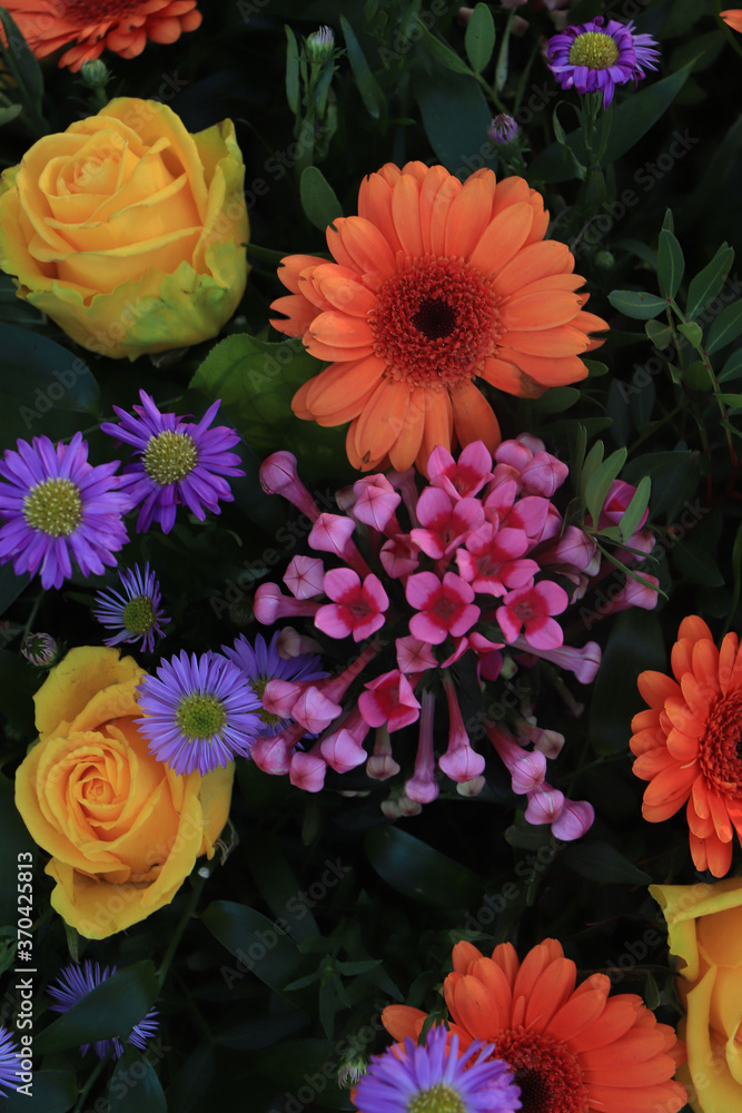 Colorful bridal flowers Colorful bridal flowers