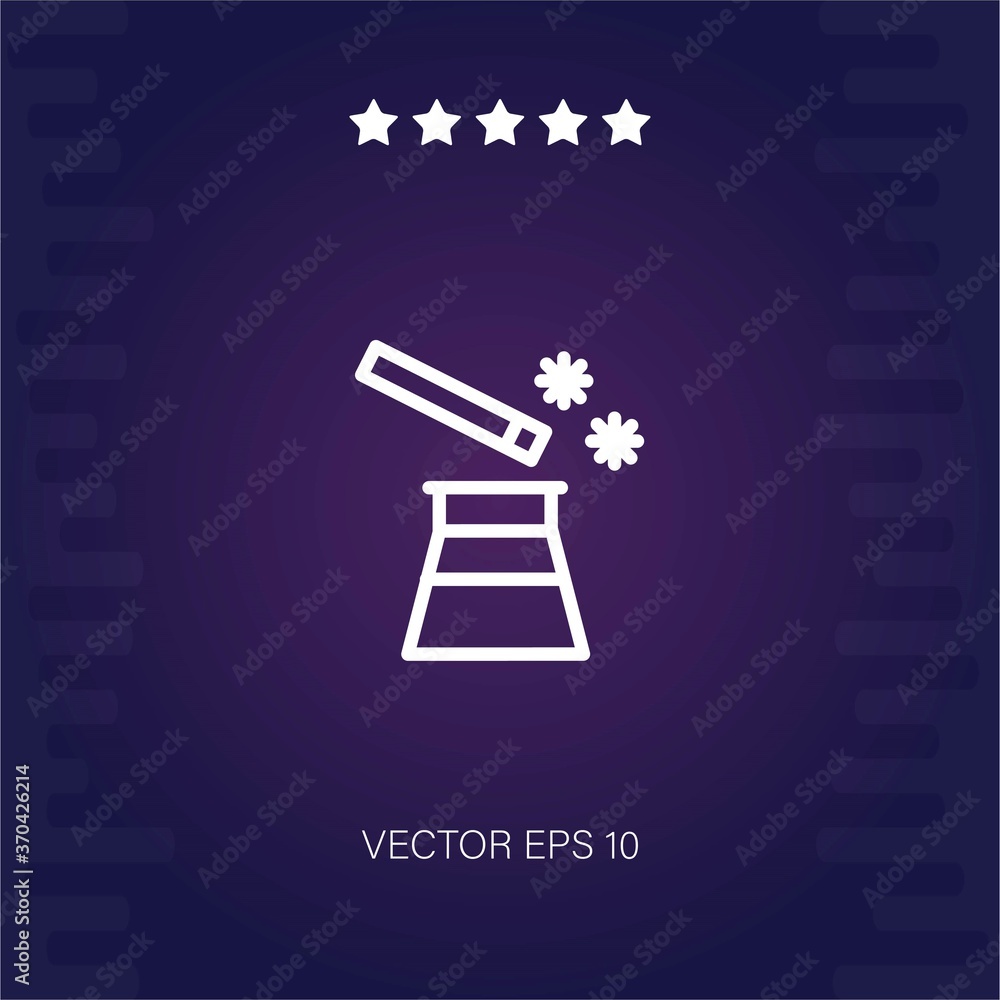 magician vector icon modern illustration magician vector icon modern illustration