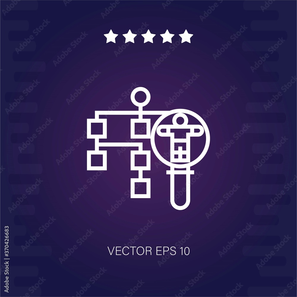 strategy vector icon modern illustration strategy vector icon modern illustration