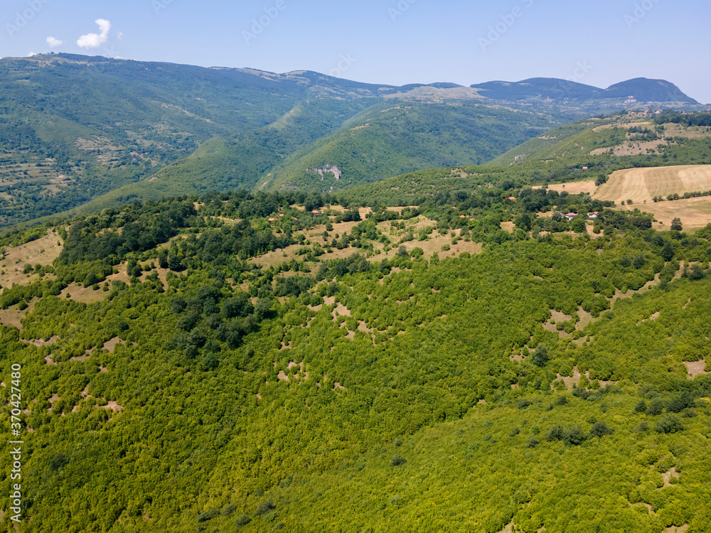 Aerial view of Iskar river Gorge, Bulgaria