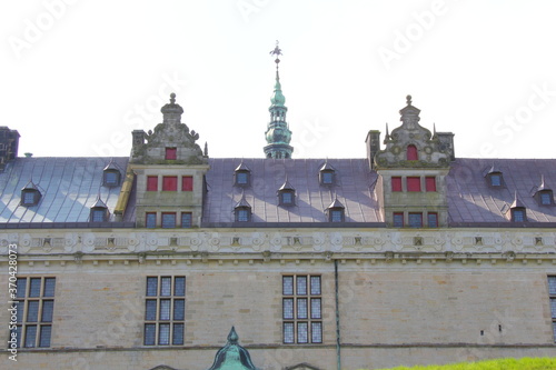 Canvas Print Kronsborg Castle, sometimes referred to as Hamlet's Castle, near Copenhagen, Den