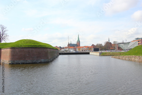 Photography Kronsborg Castle, sometimes referred to as Hamlet's Castle, near Copenhagen, Den