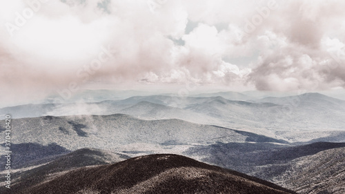 Mount Mossilauke on a cloudy day
