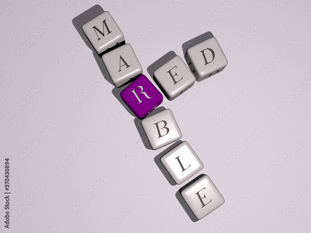 combination of RED MARBLE built by cubic letters from the top perspective, excellent for the concept presentation. background and illustration combination of RED MARBLE built by cubic letters from the top perspective, excellent for the concept presentation. background and illustration