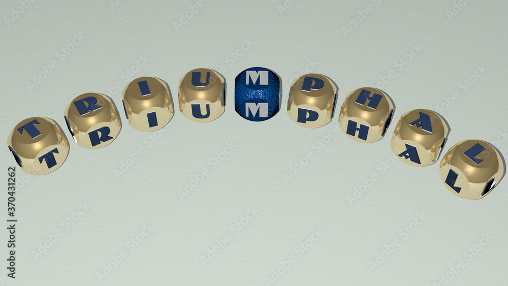 triumphal combined by dice letters and color crossing for the related meanings of the concept. arch and architecture triumphal combined by dice letters and color crossing for the related meanings of the concept. arch and architecture
