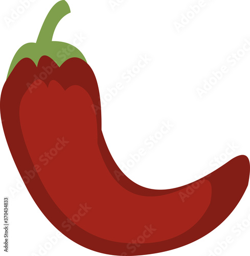 Vector illustration of a hot chili pepper