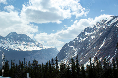 Beautiful Drive through the Rocky Mountains Alberta Canada  © Sarah