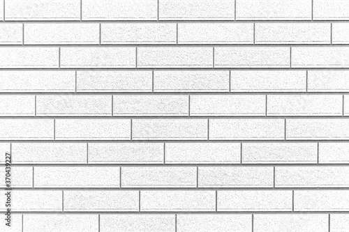 White stone brick wall texture and seamless background