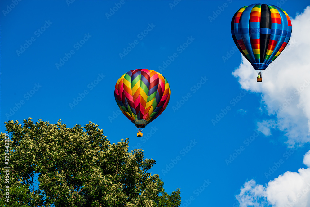 Naklejka premium hot air balloons