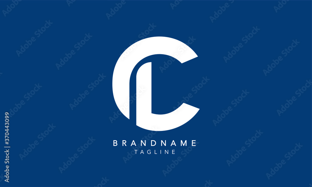 Alphabet letters Initials Monogram logo CL, LC, C and L Stock Vector ...