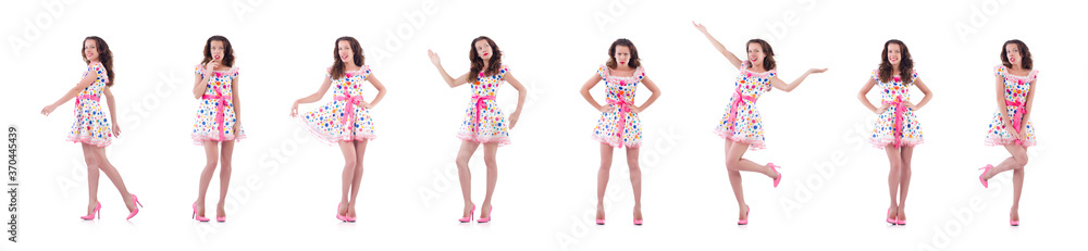 Young woman in fashion concept Young woman in fashion concept