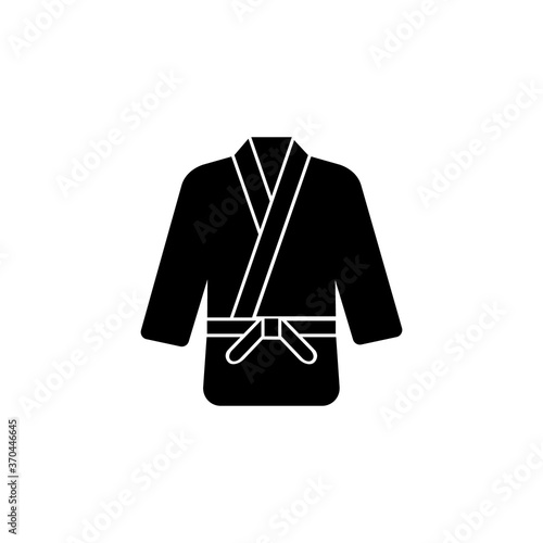 Martial arts icon,Karate or judo uniform symbol
