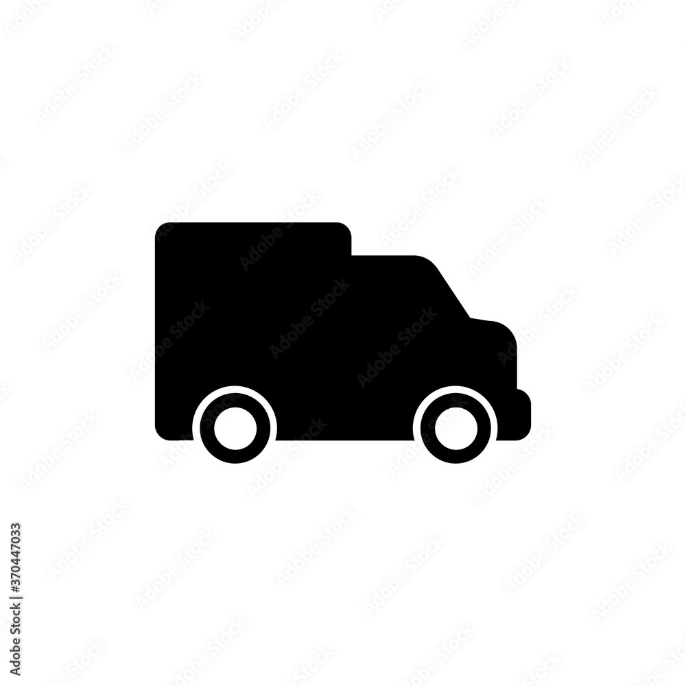 truck boxs icon logo