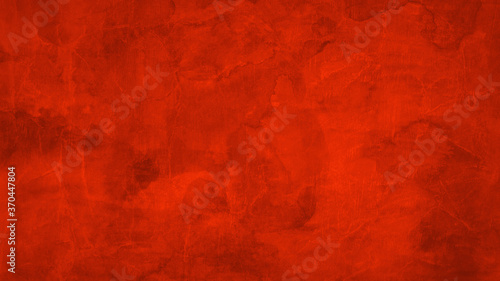 Red Christmas background with vintage texture, abstract solid elegant textured paper design with watercolor paint stains