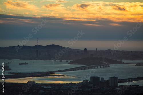 Magic Hour of San Francisco from Berkeley Grizzly Peak