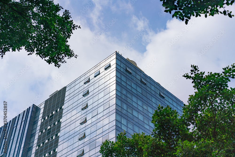 Fototapeta premium Local features of modern buildings