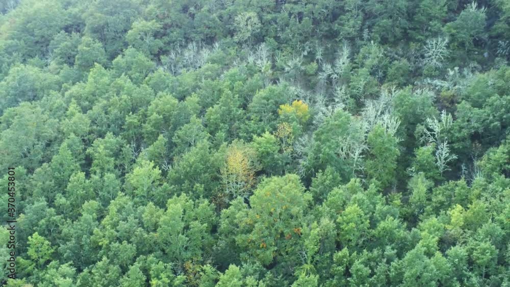 Beautiful landscape in mountains. Ribeira Sacra. Galicia,Spain. Aerial Drone Footage Beautiful landscape in mountains. Ribeira Sacra. Galicia,Spain. Aerial Drone Footage