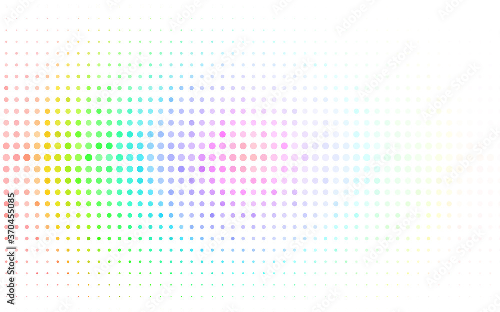 Light Multicolor, Rainbow vector template with circles.