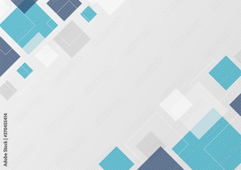 Obraz premium abstract translucent geometrical blue gradient color with lines effect on white background. vector illustration.