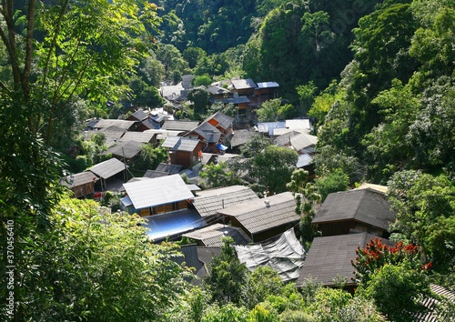  Mae Kampong Village is located in Mae On  at Chiangmai , thailand photo