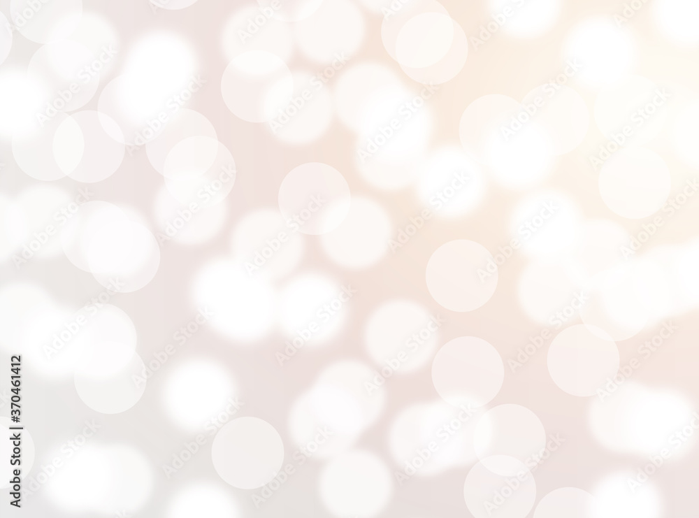 Fototapeta premium silver bokeh beautiful blurred glitter light on abstract background. grey wallpaper.