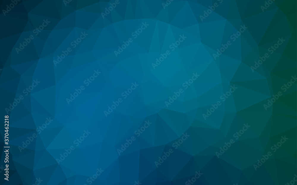 Obraz premium Light BLUE vector low poly cover.