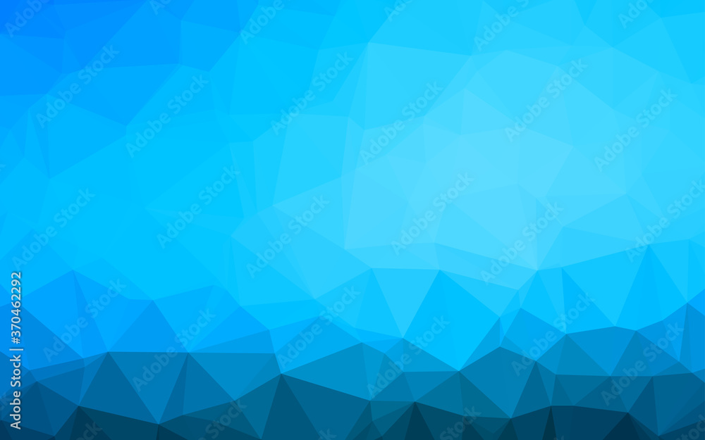 Light BLUE vector polygon abstract background. Light BLUE vector polygon abstract background.