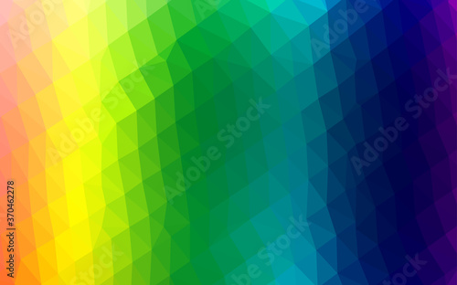 Wallpaper Mural Light Multicolor, Rainbow vector abstract mosaic background. Torontodigital.ca