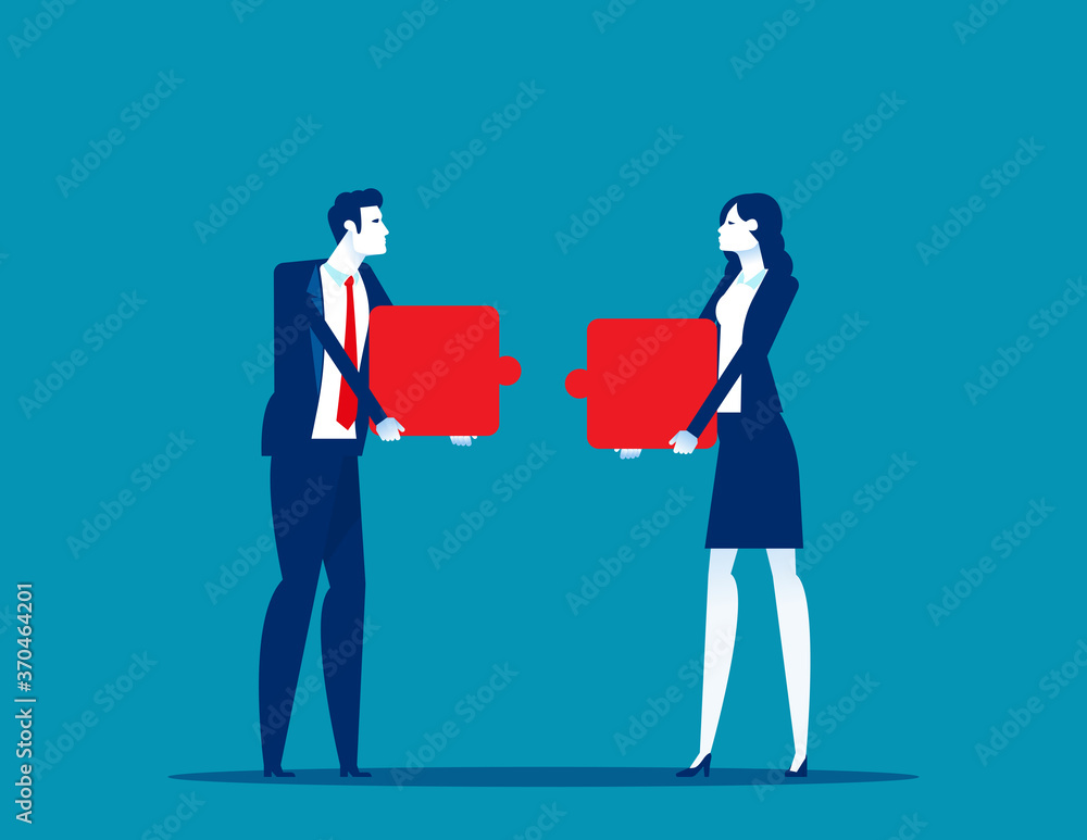 Unmatching pieces of jigsaw puzzle. Business problem and malfunction teamwork concept Unmatching pieces of jigsaw puzzle. Business problem and malfunction teamwork concept