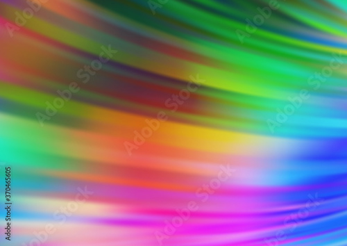 Light Multicolor  Rainbow vector pattern with liquid shapes.