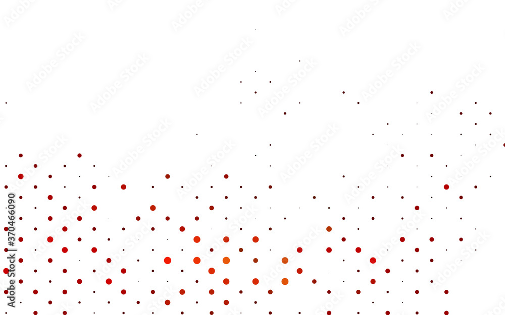 Light Red vector pattern with spheres.