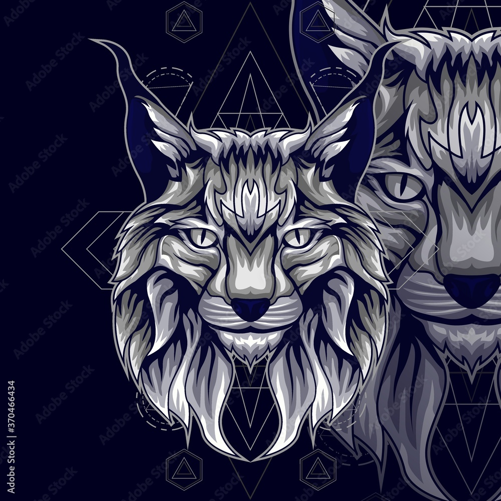 Obraz premium bobcat old