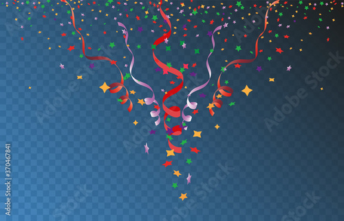 party popper illustration, paper, surprise