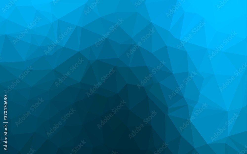 Light BLUE vector polygon abstract layout. Light BLUE vector polygon abstract layout.