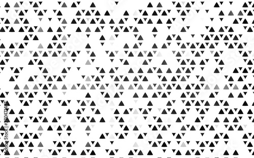 Light Silver  Gray vector pattern in polygonal style.