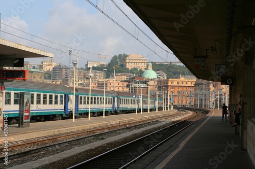 train station in Genoa, Italy