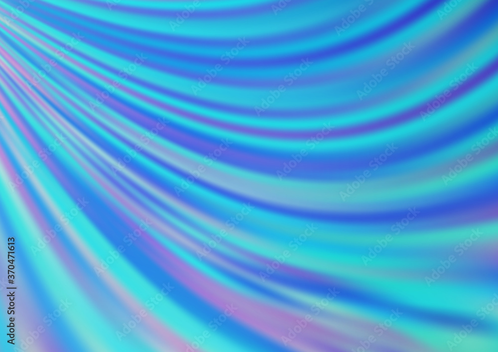 Light BLUE vector pattern with curved circles. Light BLUE vector pattern with curved circles.