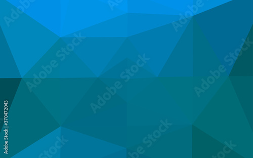 Light BLUE vector polygon abstract backdrop.