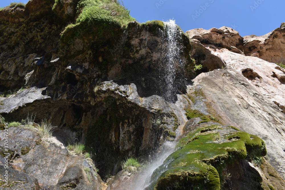 Obraz premium Waterfall in the Desert - Sitting Bull Falls, NM