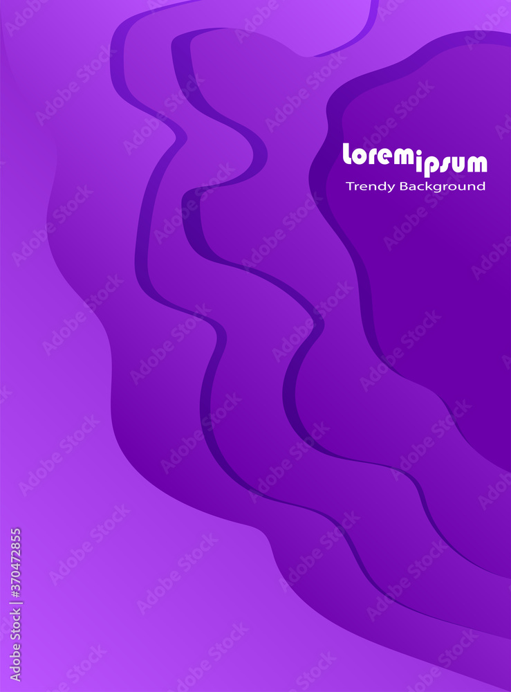 Luxury Violet Abstract Background with trendy fluid liquid and papercut style. Luxury Violet Abstract Background with trendy fluid liquid and papercut style.