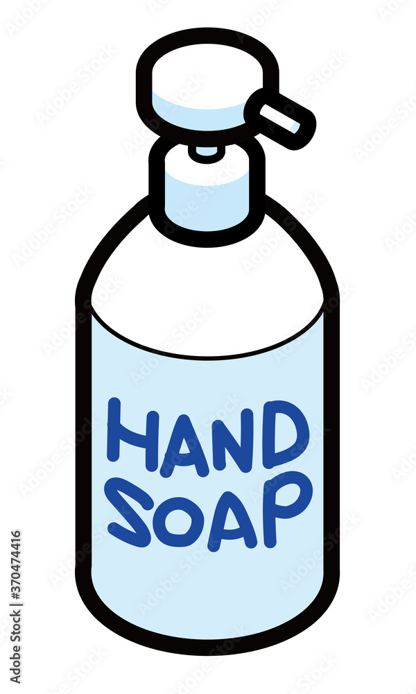 Fototapeta premium ボトル入りの液体ハンドソープ