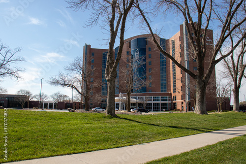 April 26, 2020. Grand Island Nebraska St. Francis Hospital. 2620 West Faidley Ave Grand Island Ne 68803. High quality photo