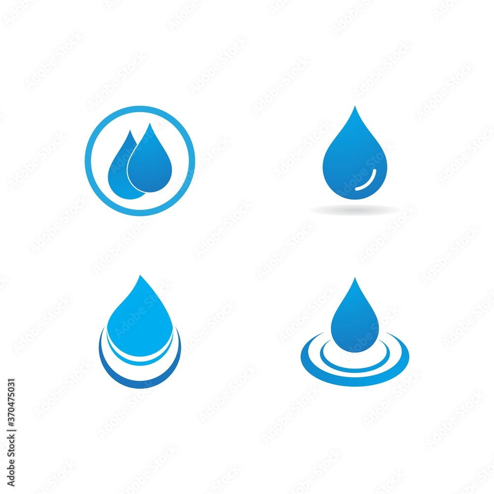 water drop Logo water drop Logo