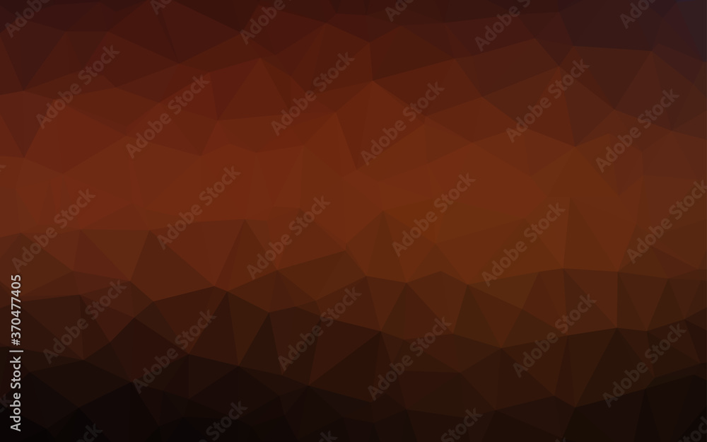 Dark Red vector polygon abstract background. Dark Red vector polygon abstract background.